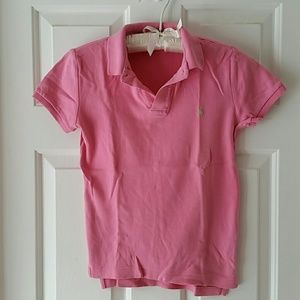 Ralph Lauren Sport Pink Cotton Slim Fit Sz S